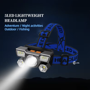 USB Rechargeable LED Head Torch – Lightweight Headlamp for Running & Camping