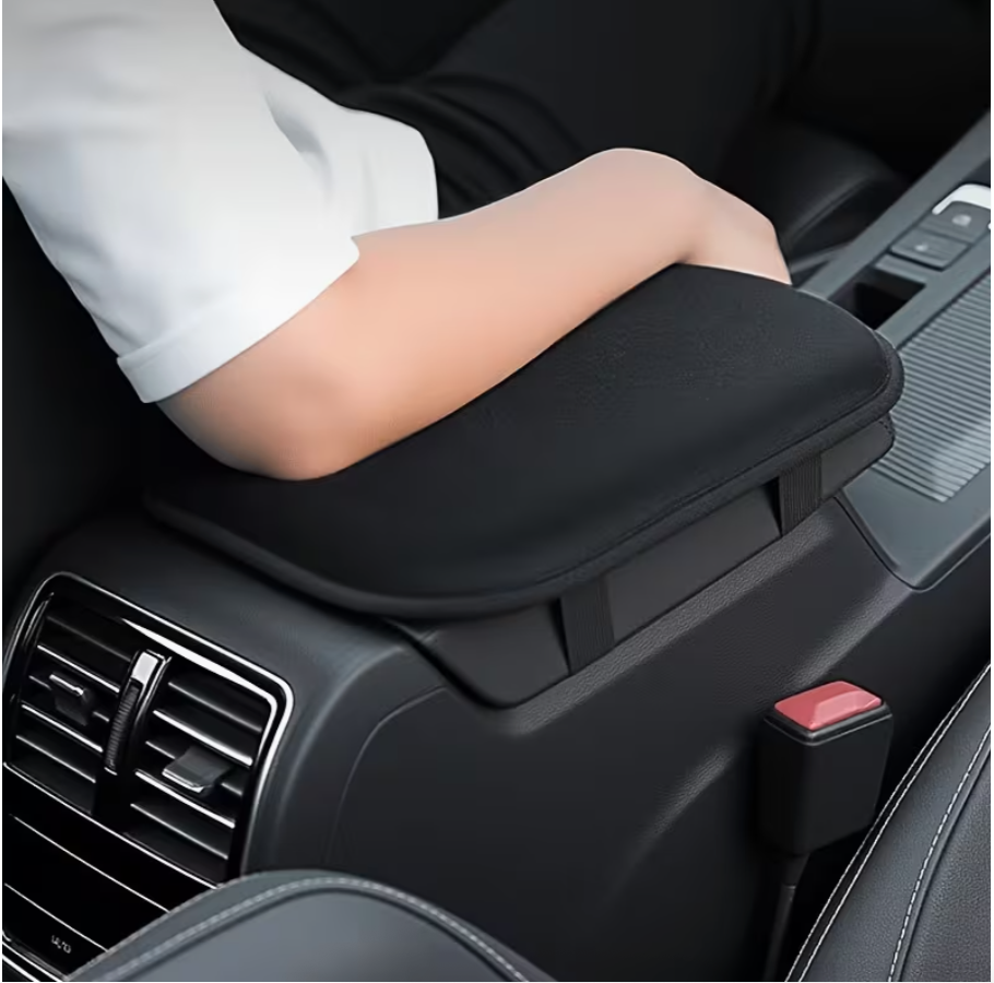 Car Armrest Cushion Pad – Memory Foam Centre Console Elbow Support
